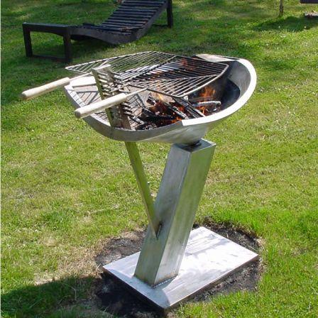UN barbecue comme une sculpture