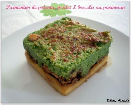 Parmentier de polenta, poulet & brocolis au parmesan parmentier 1