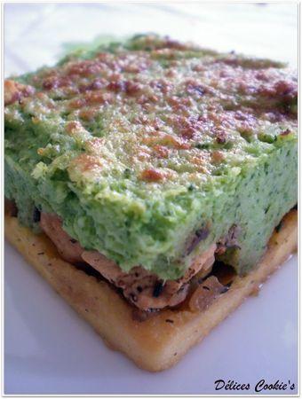 Parmentier de polenta, poulet & brocolis au parmesan parmentier 3