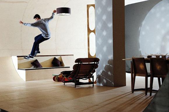 PAS House Skateboard House Une maison entièrement skateable