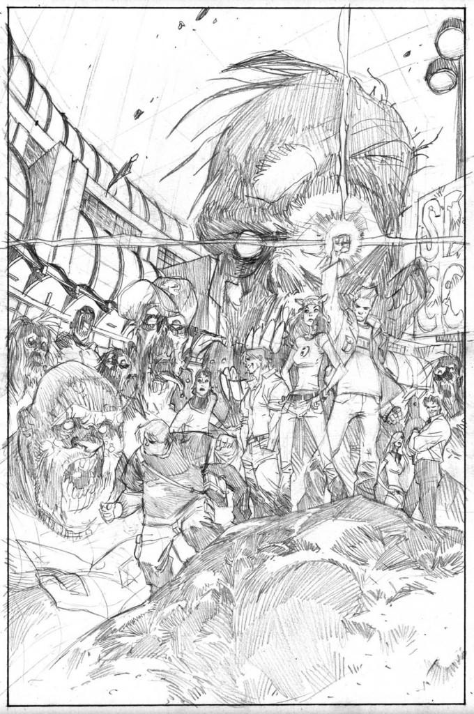 fanboys_vs_zombies___pencils_by_matteoscalera-d40b5nw Fanboy vs Zombies – place aux geek