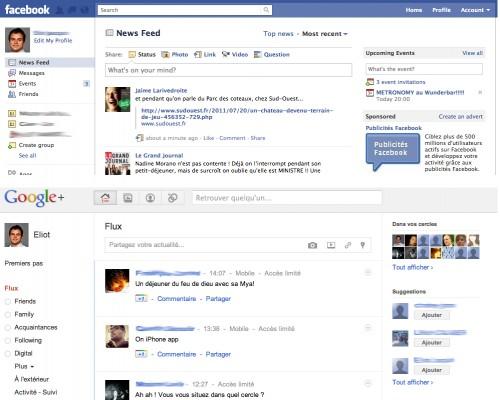 Google+ vs Facebook : une place pour deux ?