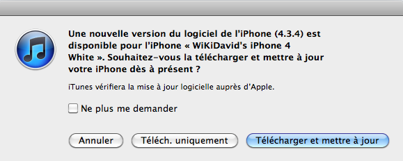 L’iOS 4.3.4 disponible !