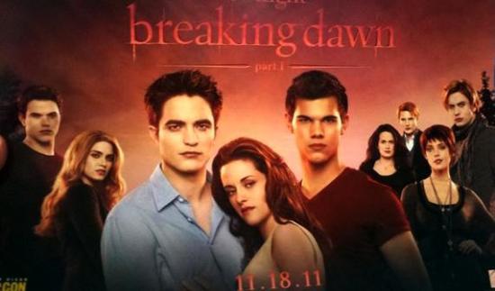 Un aperçu de l'affiche de Breaking Dawn Un aperçu de l'affiche de Breaking Dawn