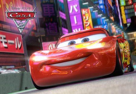 Soirée télé avec mes derniers petits-fils cars2