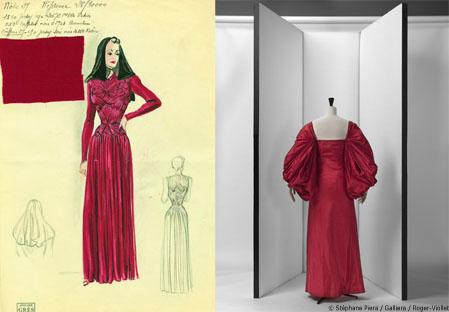 croquis-soir-rouge-42 MADAME GRES - LA COUTURE A L'OEUVRE