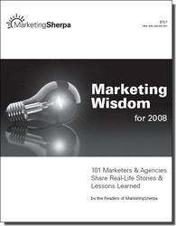 Livre gratuit de marketing : Marketing Wisdom 2008