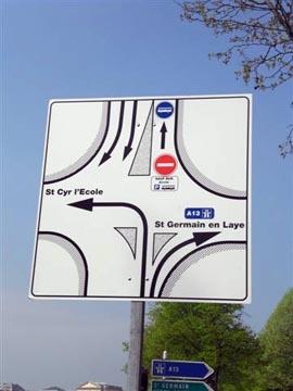 Versailles et la signalisation routière Versailles et la signalisation routière