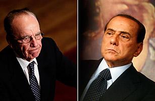 Murdoch et Berlusconi