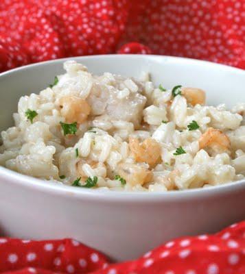RISOTTO AUX CREVETTES ET AU POISSON RISOTTO AUX CREVETTES ET AU POISSON