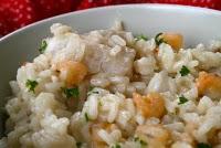 RISOTTO AUX CREVETTES ET AU POISSON RISOTTO AUX CREVETTES ET AU POISSON