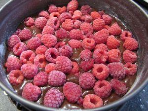 Fondant façon brownie chocolat-framboises IMG_1877