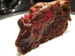 Fondant façon brownie chocolat-framboises IMG_1892