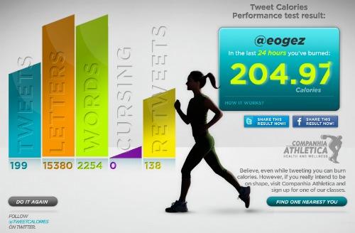 tweetCalories Je tweete donc je mincis