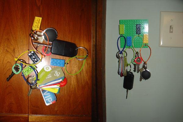 accroche-cles-lego accroche cles lego1 Un accroche clés en LEGO