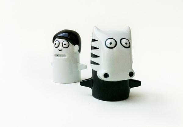 KID ACNE X TOYKYO – LIMITED EDITION PORCELAIN SALT & PEPPER SHAKERS