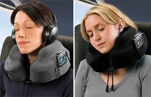 10 Evolution Neck Pillow Un oreiller pour vos cervicales et votre lecteur audio