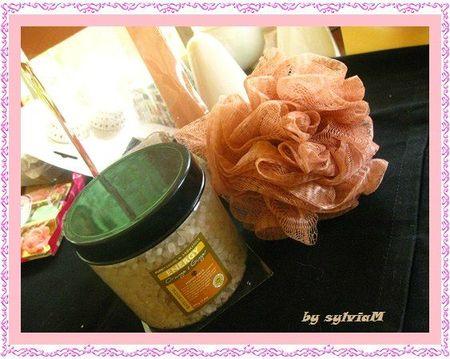 Le bonheur (hélas pas le soleil) venant de Belgique cadeaux sels de bain 6