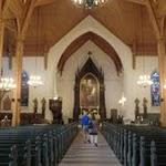 Kristiansand : dans la cathédrale où nous avons assisté à un sympatique petit concert gratuit CIMG6063.JPG