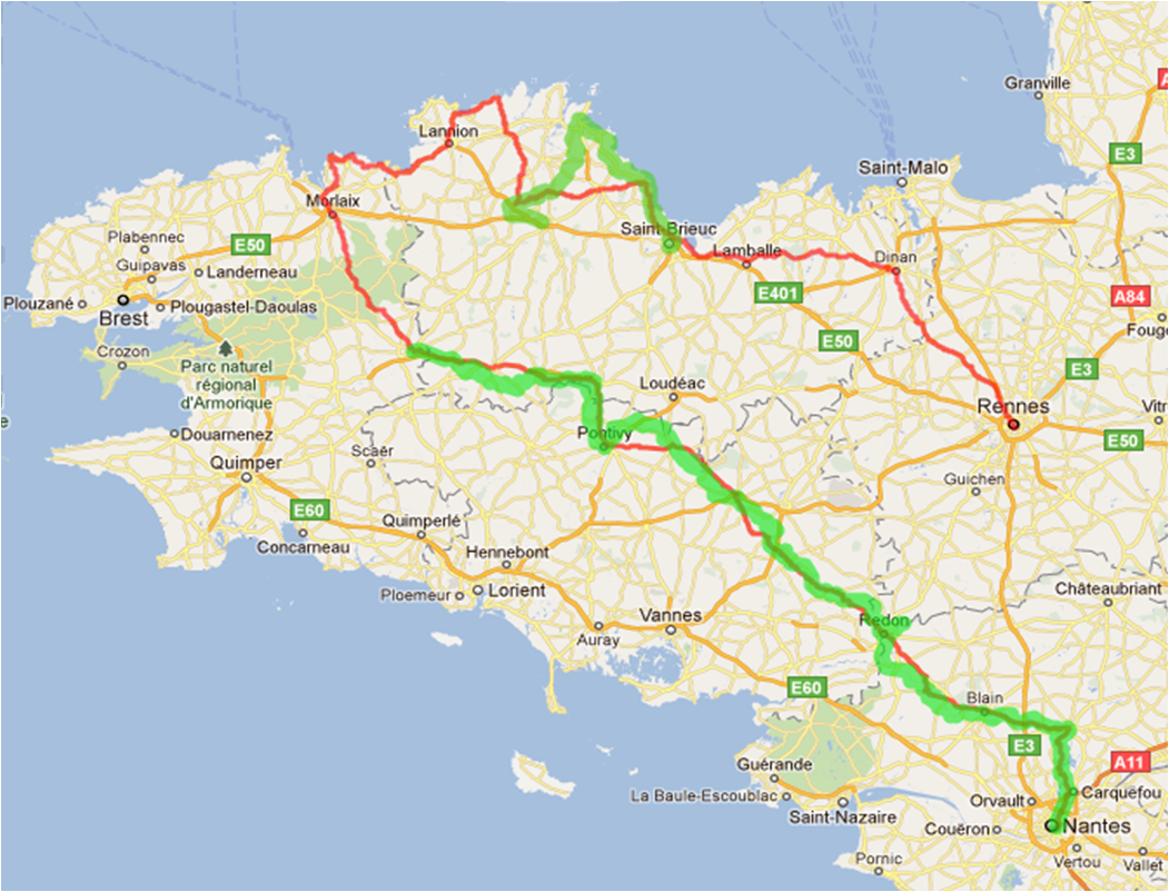 La bretagne en vélo : 10 jours le long du canal et sur la côte du Goélo (1/2)