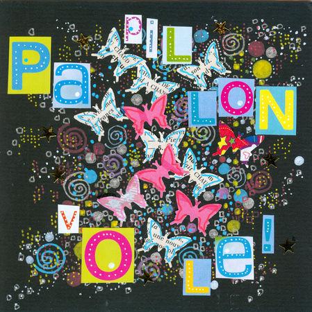 collage sur carton canson noir 30juillet