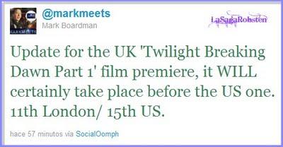 De nouvelles dates pour les avants première de Breaking Dawn De nouvelles dates pour les avants première de Breaking Dawn