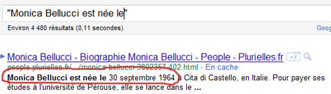 requete google, opérateur de recherche