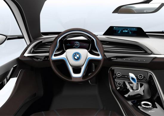 Image bmw i8 concept dashboard 550x388   BMW i3 & i8 Concept