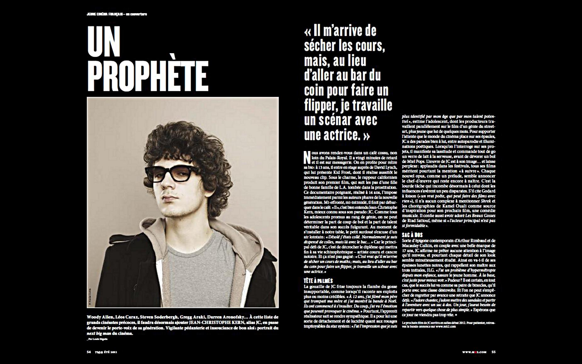Interview Jean-Christophe Kern Trois Couleurs : la supercherie Jean-Christophe Kern