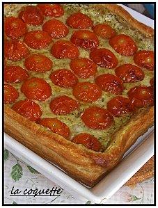Tarte aux tomates cerises et pesto. IMGP8112