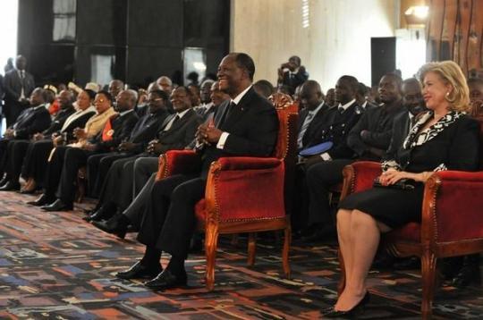 Dominique Ouattara - prestation serment ADO