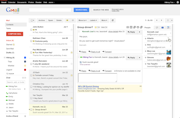 Preview Pane Original Volet d’aperçu sur Gmail: consultez vos mails sans quitter la boîte de réception