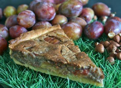 TARTE NOISETTINE AUX PRUNES TARTE NOISETTINE AUX PRUNES