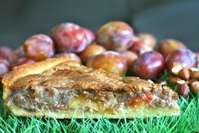 TARTE NOISETTINE AUX PRUNES TARTE NOISETTINE AUX PRUNES