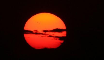 Steve-Yezek sunspot Taches solaires au crépuscule