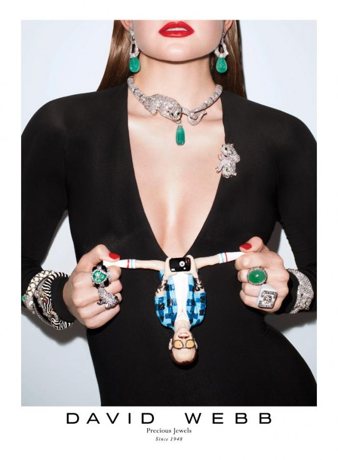 Eniko Mihalik par Terry Richardson pour David Webb automne 2011  1