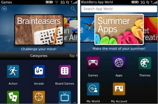 2011-08-05-bbappworld 2011 08 05 bbappworld Le BlackBerry App World de RIM passe en 3.0 beta