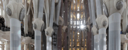 Luxiona illumine la Sagrada Familia de Barcelone Eclairage de la Sagrada Familia