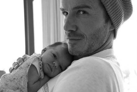 Une nouvelle photo du bébé Harper Seven de Victoria et David Beckham