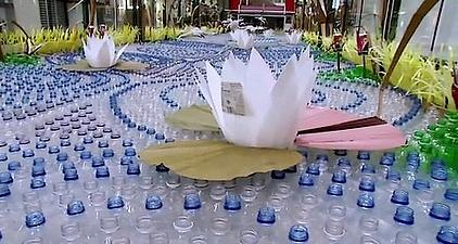 Installation urbaine Fragile par Roadsworth & B. Armstrong