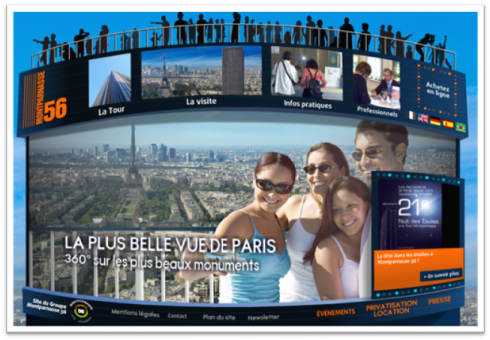 Toute l’information sur la Tour Montparnasse en une affiche et un site mobile