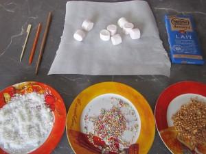 ingrédients brochettes de chamallows ingrédients brochettes de chamallows