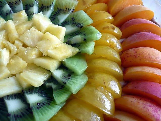 Tarte aux fruits frais et à la crème légère