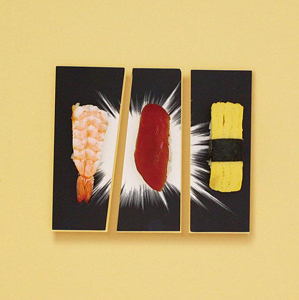 manga-action-lines-sushi-plates