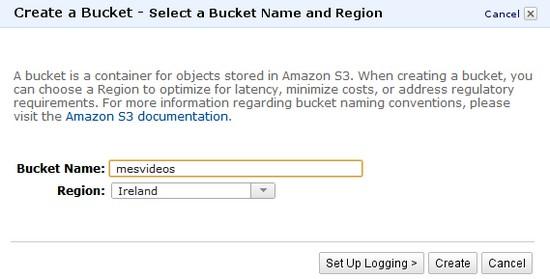Comment stocker des fichiers, vidéos… sur Amazon S3 ? bucket amazon s3