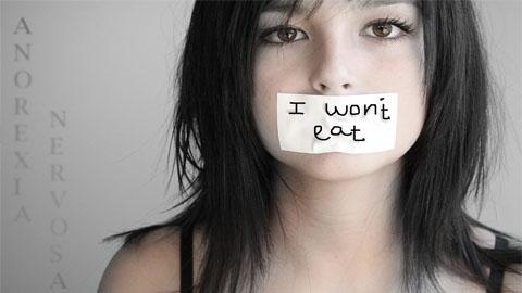 les filles et la maladie d'anorexie