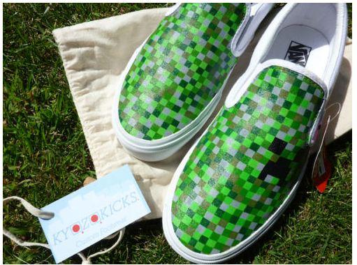 van-minecraft2 van minecraft2 Des Vans Creeper pour les fans de Minecraft
