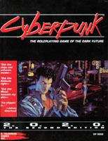 Couverture de l'édition américaine du jeu de rôle Cyberpunk 2020