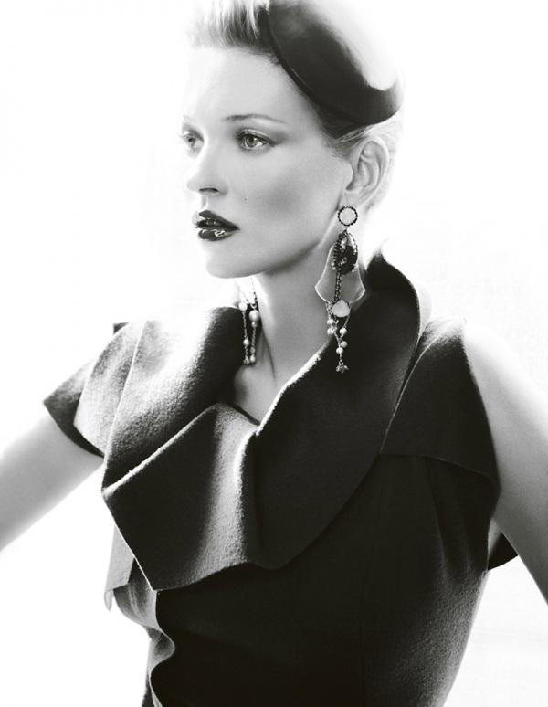 Kate Moss, la grande dame du Vogue UK, Aout 2011