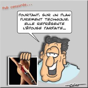 Céno Dessinateur - La Babole : Publicité censurée par les féministes Céno Dessinateur - La Babole : Publicité censurée par les féministes
